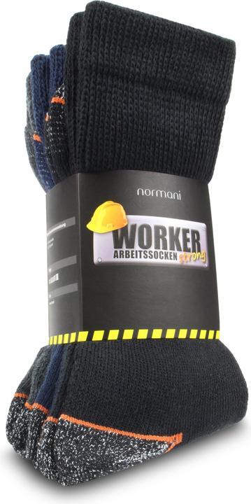 Normani 6 Paar Arbeitssocken WORKER strong (6er Pack, 39 - 42)