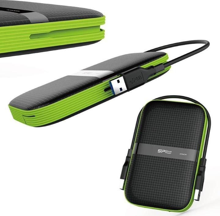 Productafbeelding Silicon Power Armor A60 4TB USB 3.0 2.5 SP040TBPHDA60S (4 TB)