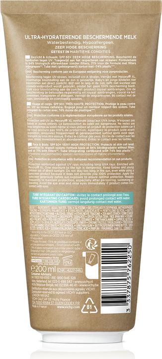 Produktbild Vichy Capital Soleil (Sonnenmilch, SPF 50+, 200 ml, 225 g)