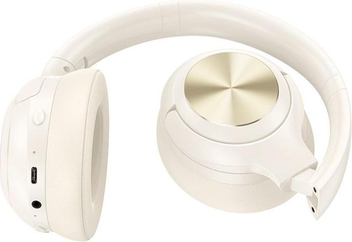 Actual product image Hoco Wireless headphones wireless headphones bluetooth ANC W54 milky white (ANC, 22 h, Wireless)