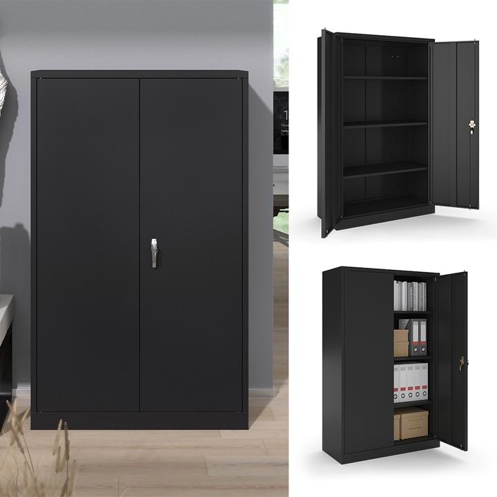 Actual product image Vicco Metallschrank (85 x 39 x 140 cm)