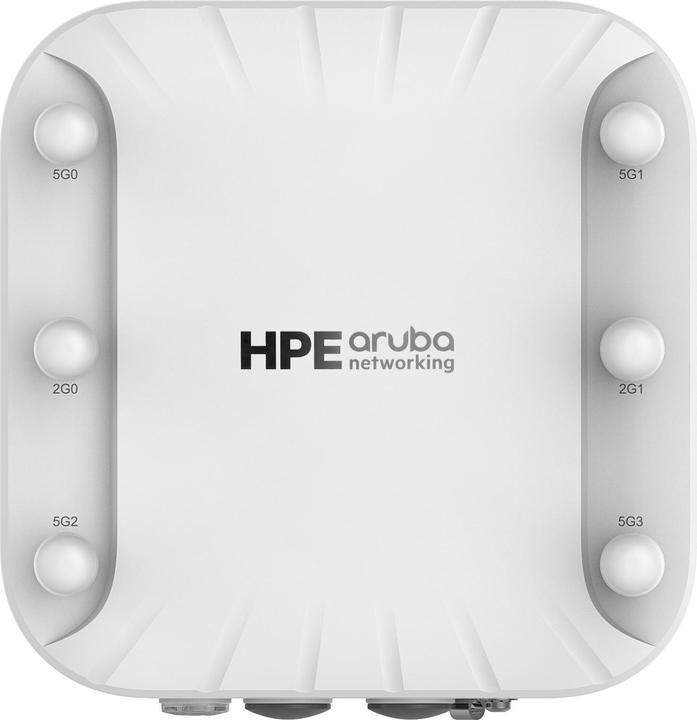 Immagine prodotto HPE E Aruba AP-518 Access Point, RW, 802.11ax, :2/4x4:4 Dual Radio, 6xRPSMA Connectorized, Indoor H (4804 Mbit/s)