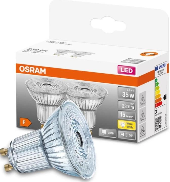 Image du produit Osram LED ST MR16 35 36 GU5,3 WW DUO (GU10, 2.60 W, 230 lm, 1 x, F)