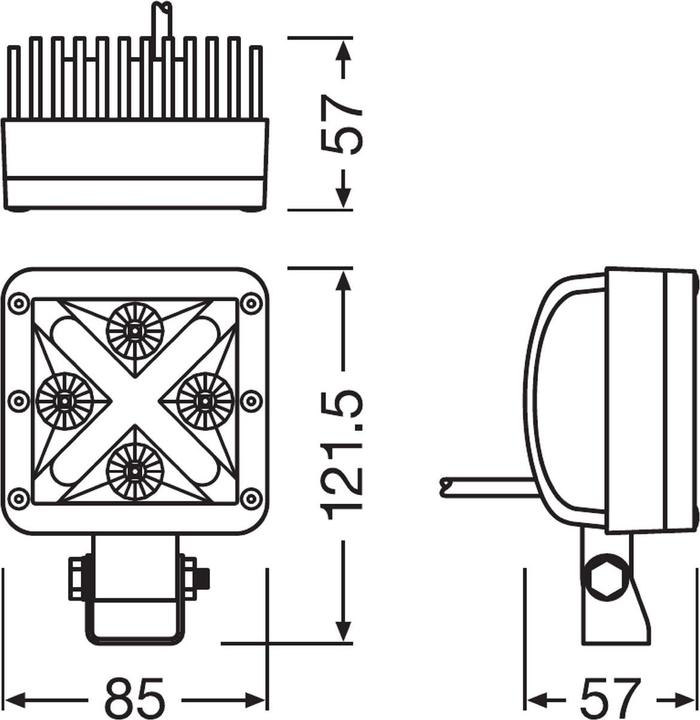 Actual product image Osram LEDriving® CUBE MX85-SP