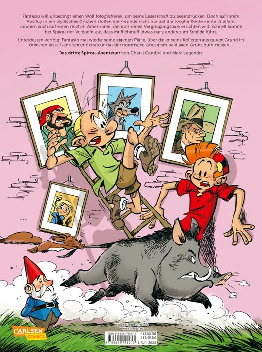 Produktbild Spirou und Fantasio Spezial 39: Der Wolfsmensch (Charel Cambré, Rolf Erdorf, Marc Legendre, Deutsch)
