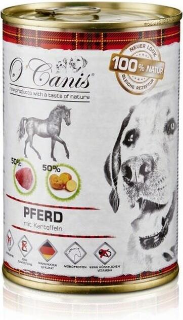 Actual product image O'Canis Canned dog food - Wet food - Horse meat with potato - 400 g (Senior, Adult, Junior, 1 pcs., 400 g)