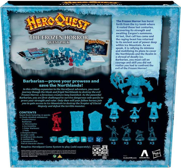 Produktbild Hasbro HeroQuest - Expansion - Frozen Horror (HABF5815UU0) (Englisch)