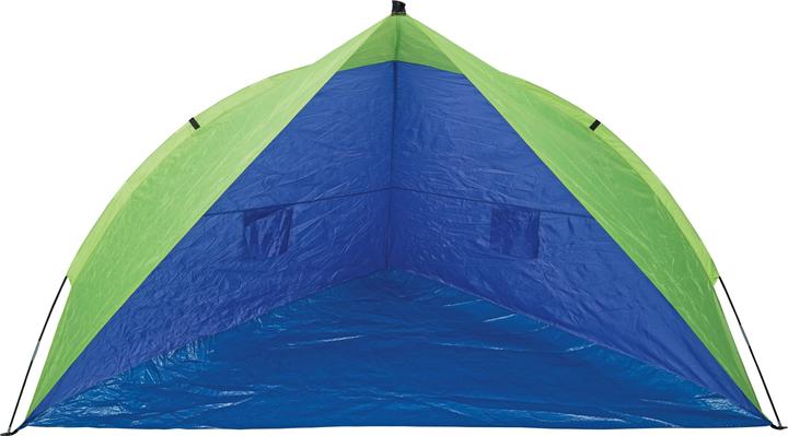 Actual product image Idena 40000 - Beach awning UV protection 60+, approx. 2.4 x 1.25 x 1.25 m, lightweight and compact for (beach tent)