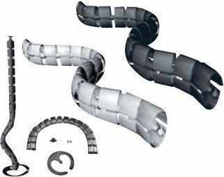 Actual product image Bachmann Cable snake Premium black RAL9005 (Cable conduit, 75 cm)