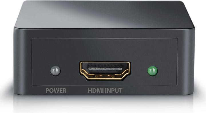 Image du produit CSL Splitter HDMI 2 ports, 4K Ultra HD, FHD, CEC, HDCP 1x entrée HDMI / 2x sorties HDMI
