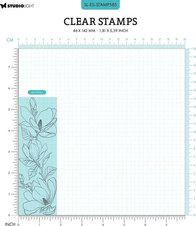 Produktbild art by marlene Clear Stamp "Magnolia" Essentials