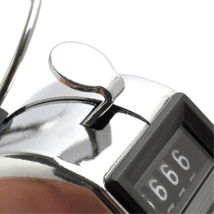 Image du produit Stride Metall Handzähler Schritt Zähler Counter Klicker für Sport / Schule / Veranstaltungen - Silber