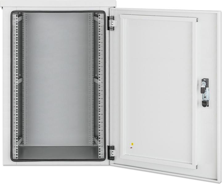 Actual product image Intellinet IP55 19" wall distributor 18 U 600mm deep grey (18 RU, 19 inch rack)