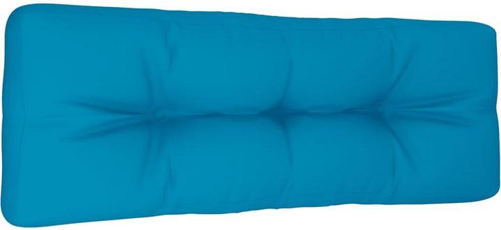 Produktbild VidaXL Palettenkissen Palettenpolster Palettensofa Rückenkissen Hellblau Stoff (120 x 40 x 12 cm)