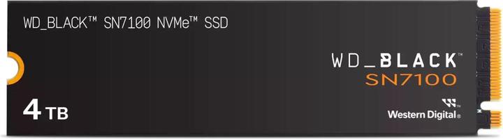 Actual product image WD SSD M.2 (2280) 4TB Black SN7100 PCIe 4.0/NVMe (4000 GB, M.2 2280)