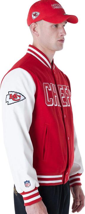 Actual product image New Era Varsity NFL SIDELINE Jacke - Kansas City Chiefs - L (L)