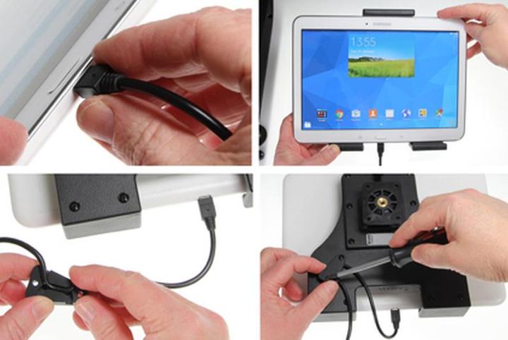 Produktbild Brodit 727072 Universal Tablethalterung USB Type C
