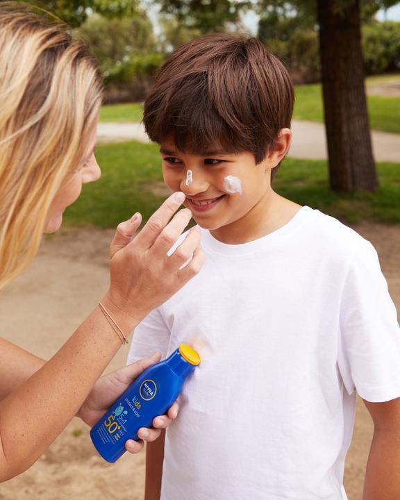 Actual product image NIVEA Sun lotion Kids Protect & Play SPF 50+, 200 ml (Sun lotion, SPF 50, 200 ml, 240 g)