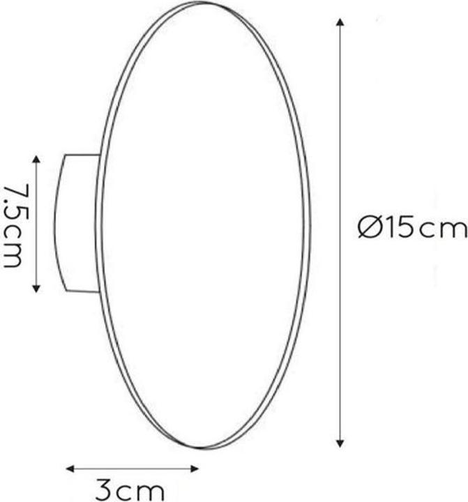 Actual product image Lucide Eklyps LED (360 lm)