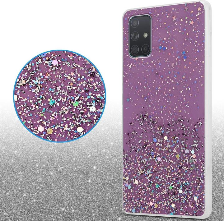 Image du produit Cadorabo Couverture TPU paillettes scintillantes (Samsung Galaxy A71)