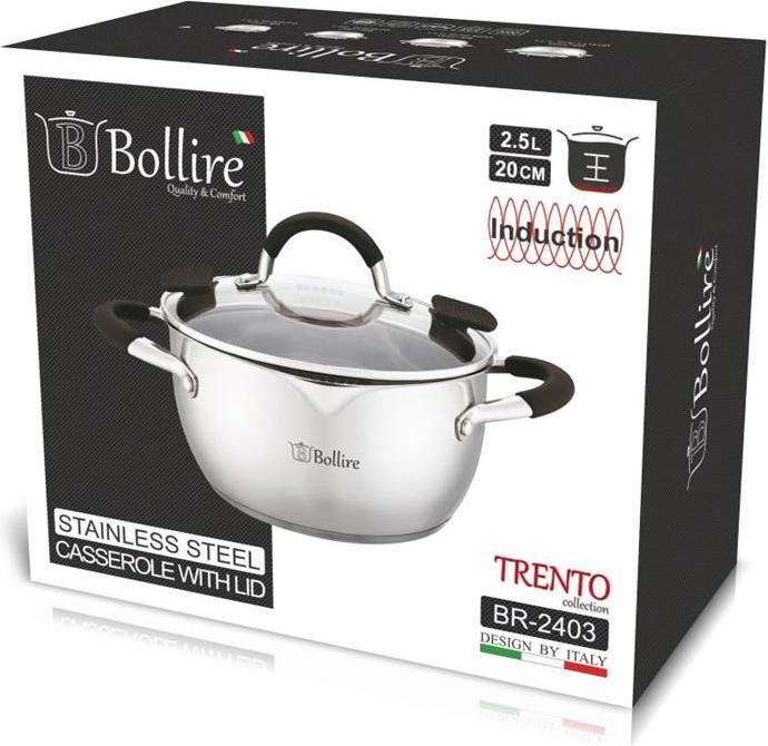 Produktbild Bollire POT 20CM 2.5L TRENTO BR-2403 STAINLESS