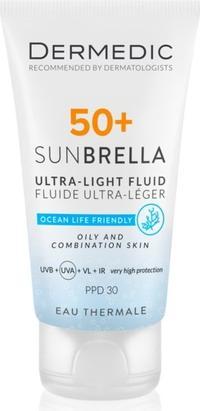 Actual product image Dermedic Sunbrella Sunscreen Emulsion for Oily Skin SPF 50+ 40 ml (Sun cream face, SPF 50+, 40 ml)