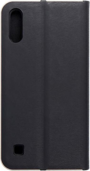 Produktbild Partner Telecom Book case OEM LUNA Book Gold for SAMSUNG A10 black (Cubot A10)