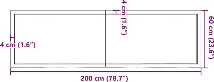 Image du produit VidaXL Gianna (200 x 60 x 4 cm)