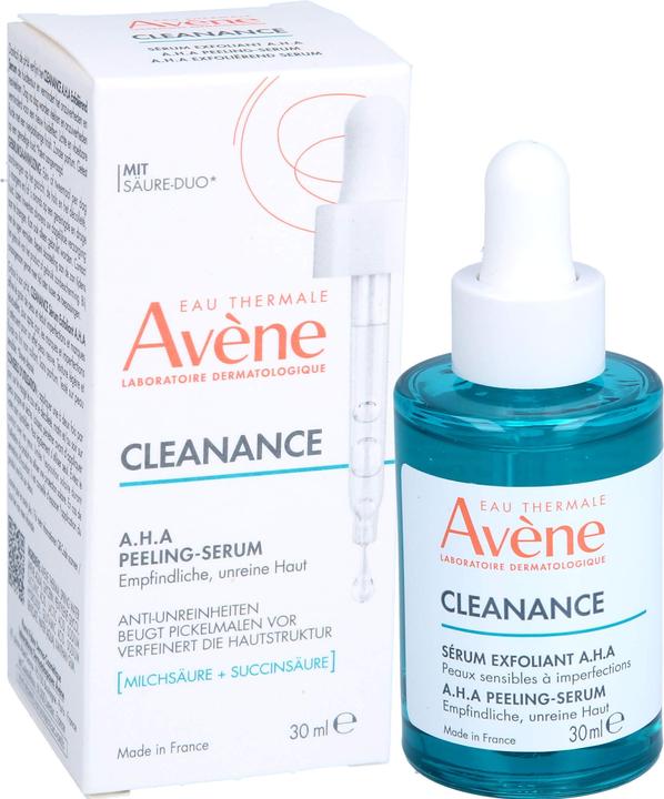Produktbild Avène Cleanance A.H.A Peeling-Serum für empfindliche, unreine Haut, 30 ml Lösung (Peeling, 30 ml)