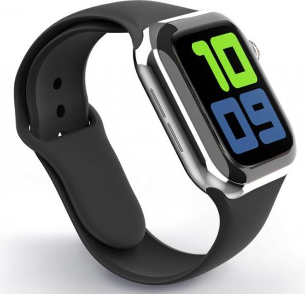 Swissten Silicone band for apple watch 42-44 mm black (44 mm, 42 mm, Silikon)