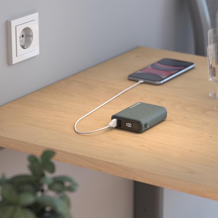 Produktbild RealPower Powerbank PB-10000 PD+ Midnight (10000 mAh, 36 Wh)