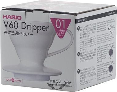 Produktbild Hario V60 Keramik-Kaffeetropfer Weiss 01