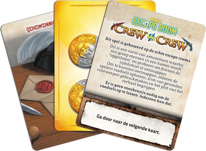 Actual product image 999Games Pocket Escape Room: Brainteaser crew against crew