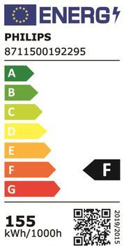 Energie-Label Philips MST SON-T PIA Plus 150W/220 E40 - 1SL/12 (E40, 150 W, 17700 lm, 1 x, A)