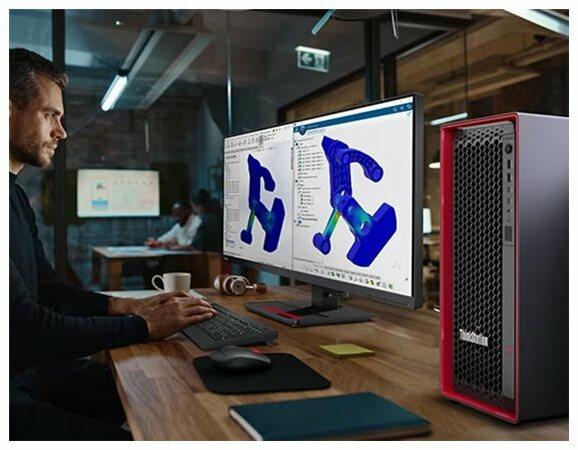 Actual product image Lenovo ThinkStation P5 (Intel Xeon w5-2545, 64 GB, 1000 GB, RTX A4000 Ada)