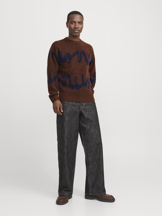 Actual product image Jack & Jones Jorollie Knit Crew Neck Styd Aw24 (XXL)