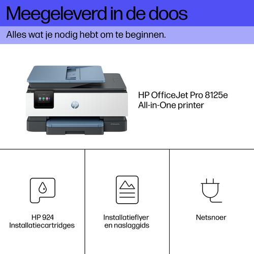 Produktbild HP OfficeJet Pro 8125e (Tintenpatrone, Farbe)
