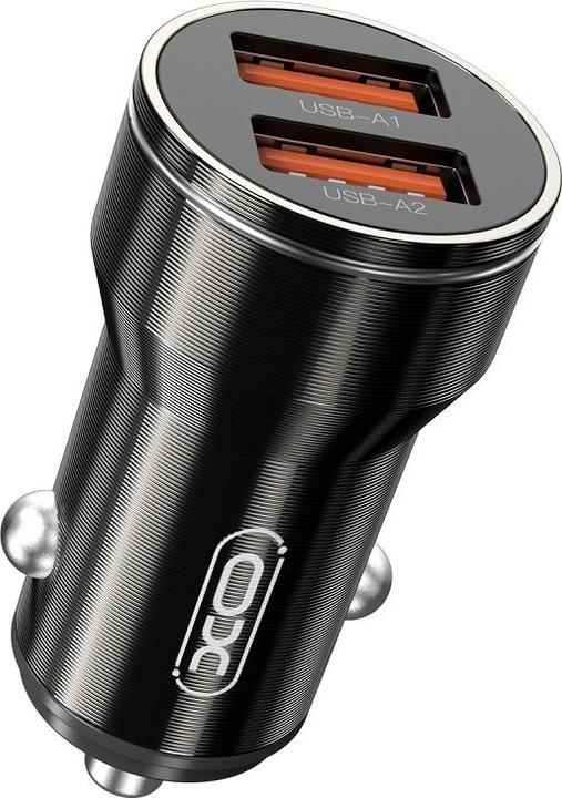 xO car charger CC48 2x USB 2,4A black