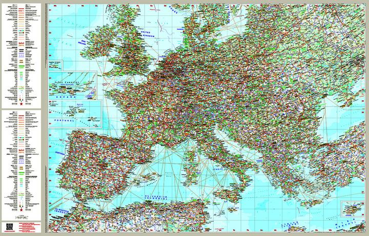 Produktbild Reisekarte Europa 1:4 Mio