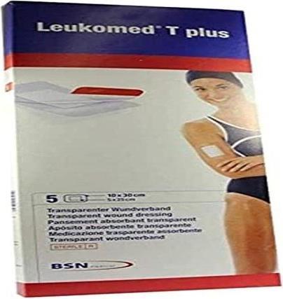 BSN T plus transparenter Wundverband 10x30cm mit Wundauflage (5 x)