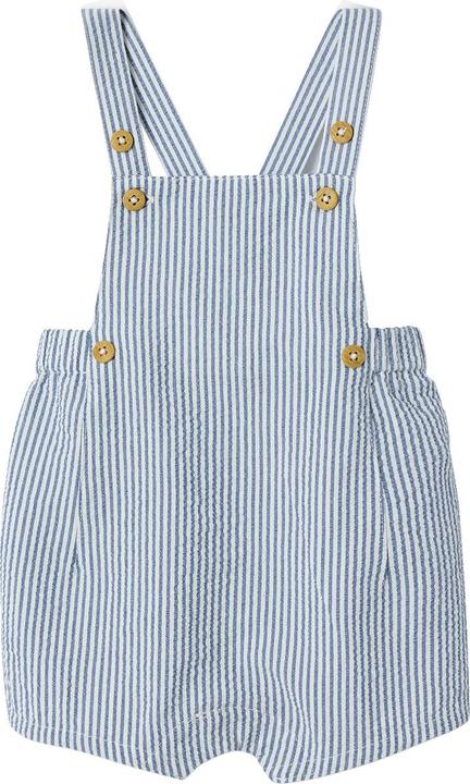 Produktbild Vertbaudet Baby-Set: Body & gestreifte Latzshorts (74)