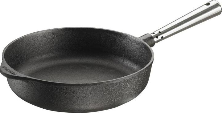 Produktbild Skeppshult Gusseisen Servierpfanne Stahlgriff (24 cm, Bräter + Schmortopf, Gusseisen)