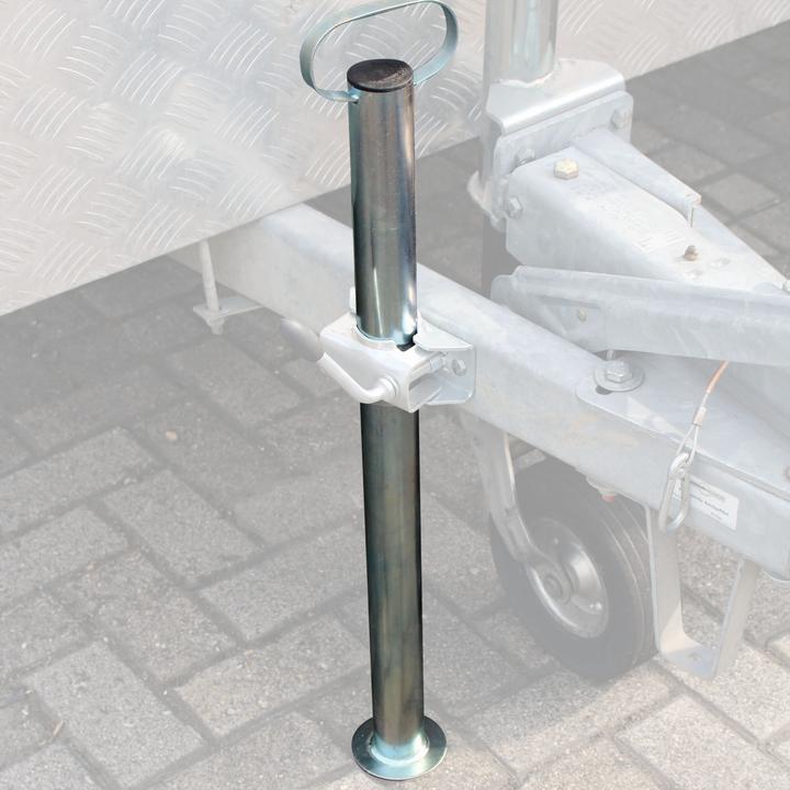 Produktbild Wiltec Abstellstütze Anhängerstütze 700mm ø48mm Stützrohr Anhänger Trailer