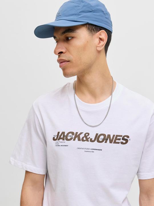 Produktbild Jack & Jones Gedruckt Rundhalsausschnitt T-shirt T-shirt (XXL)