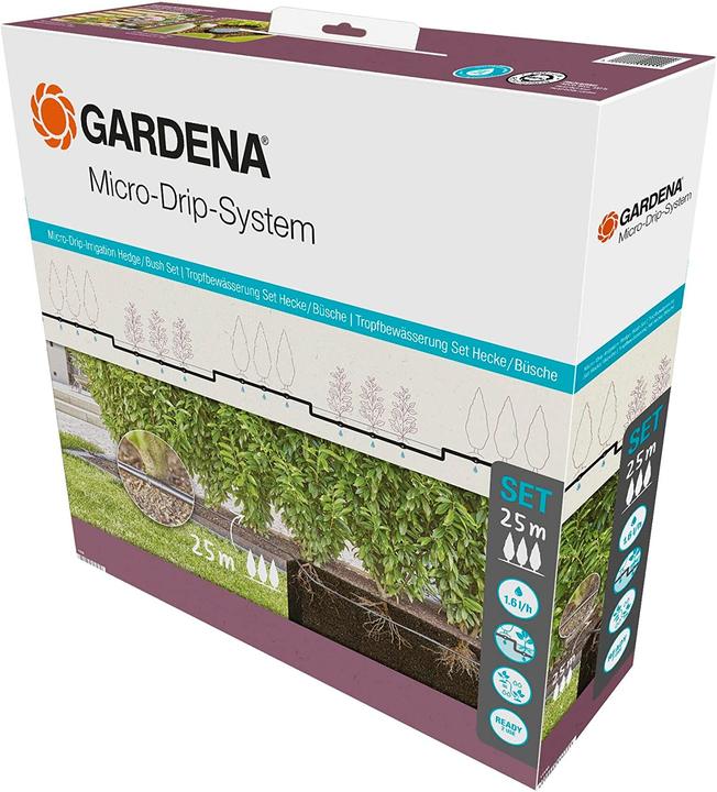 Actual product image Gardena Above and below ground drip tube for bushes/hedges (Drip hose + drip tube)