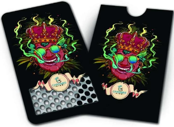 Cannabis King Grinder Card - Olivier Bonhomme - schwarz