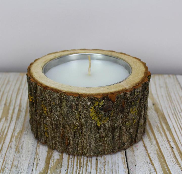 Actual product image Natura Punto Candleholder Wind Light Tree Trunk (26 x 12 cm)