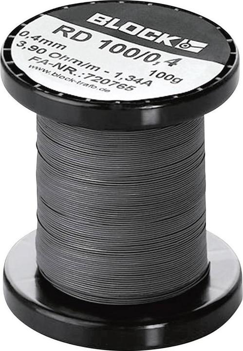 Block Resistance wire 0.069R/m 3mm 100g (1.50 m)