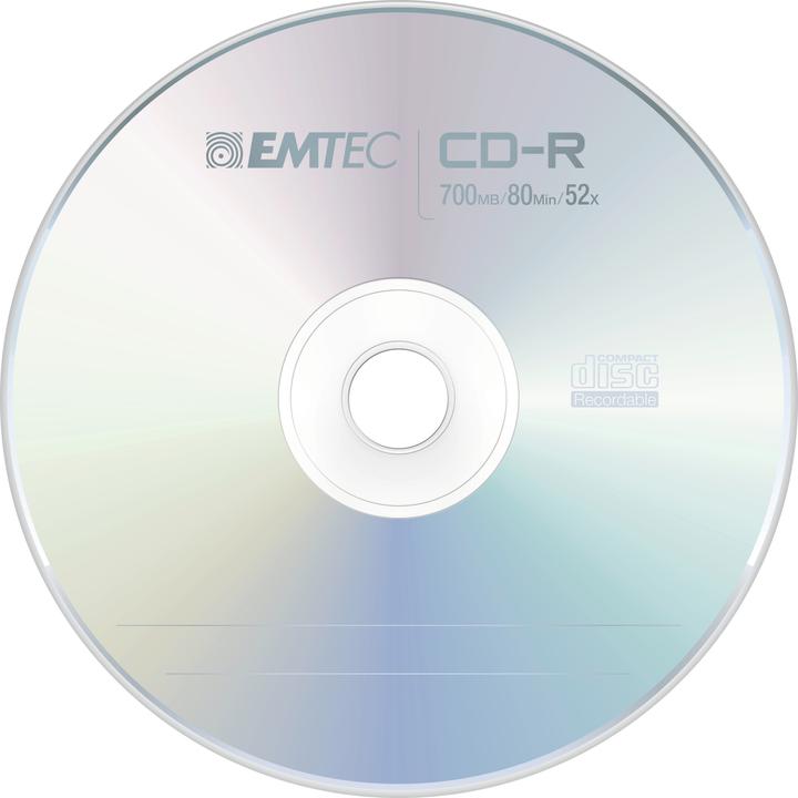 Produktbild EMT EMTEC CD-R 700MB 52x, 25er CakeBox (25 x)