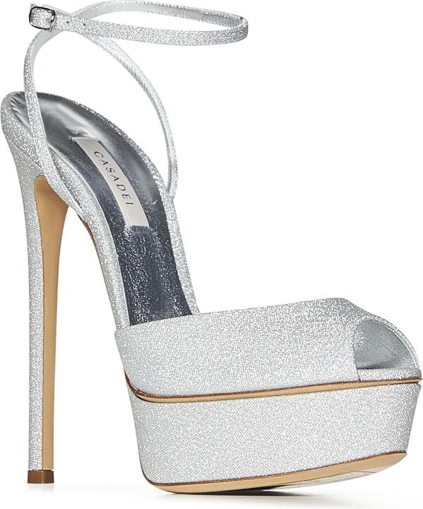 Actual product image Tenuta Casadei Casadei Sandals Silver (39)
